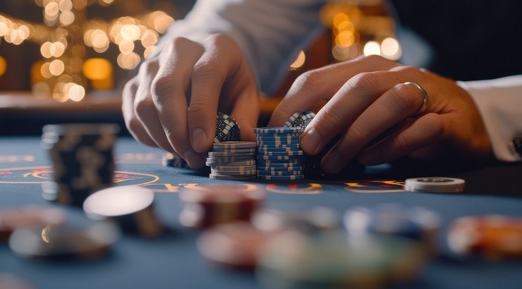 Suasana meja live casino dengan dealer profesional memberikan hiburan berkualitas